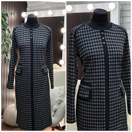 Стильна жіноча сукня, тканина "Трикотаж" 52, 54 розмір 52, фото 1