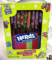 Цукерки тростинки з цікавими смаками Candy Canes Nerds