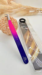 Пінцет для нарощування вій Global Fashion ET-1