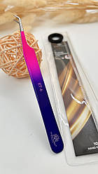 Пінцет для нарощування вій Global Fashion ET-6