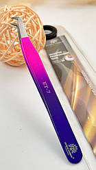 Пінцет для нарощування вій Global Fashion ET-7