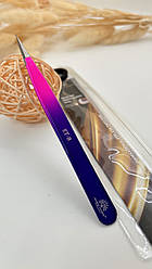 Пінцет для нарощування вій Global Fashion ET-8