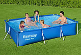 Прямокутний каркасний садовий басейн 300х201х66 см Bestway 56411, фото 5