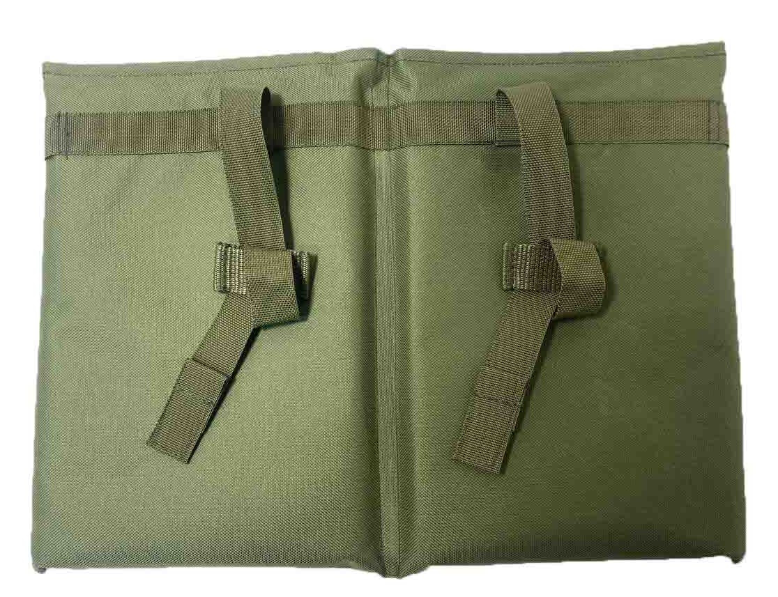 Тактичний каремат для сидіння складний оливковий (піджопник) 32x42x2,5 см , армійський складний керемат Ж2С, фото 1