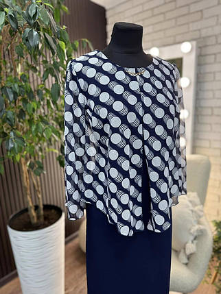 Стильна жіноча сукня, тканина "Креп-Дайвінг" 54, 56, 58 розмір 54, фото 2