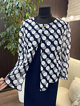 Стильна жіноча сукня, тканина "Креп-Дайвінг" 54, 56, 58 розмір 54, фото 4