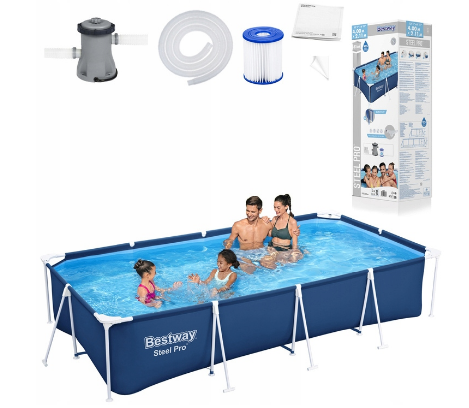 Каркасний басейн Bestway 400 х 211 см 8 в 1 56424