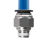 Фітинг нікельований 12 мм, різьблення 1/4 ТАТО для пневмошланга, фото 4