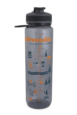 Фляга Pinguin Tritan Sport Bottle 2020 BPA-free 1 L Сірий (PNG-805680), фото 1