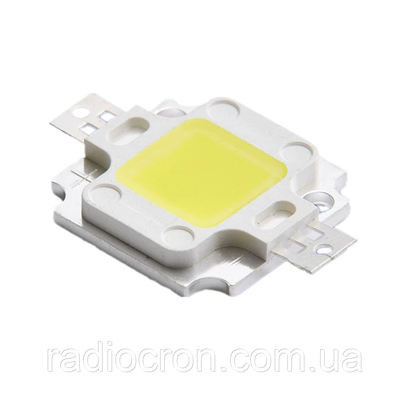 10 Вт LED Світлодіод, Білий, фото 1