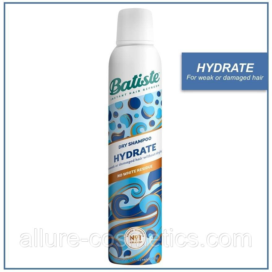 Сухий шампунь для сухого та нормального волосся Batiste Hydrate 200ml