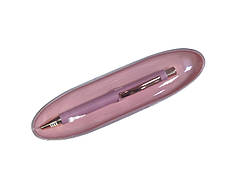 Ручка подарункова A PLUS A-921 кулькова, автоматична (в пластиковому футлярі) Рожева