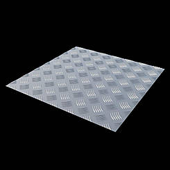 Лист 1000х1000/1,0 рифлений алюмінієвий