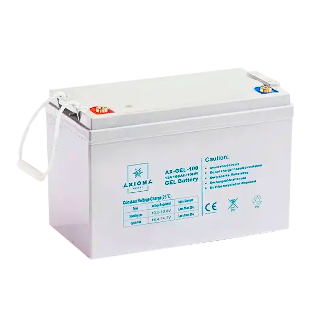 Акумулятор гелевий Axioma AX-GEL-100, 100A 12V, фото 1