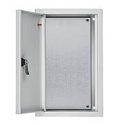 Корпус металевий з монтажною панеллю зі ступенем захисту IP31