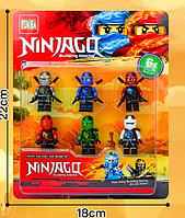 Набір фігурок лего Ніндзяго герої, фігурки Ninjago Heroes