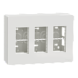 Блок unica system+ відкртита вставка 3х2 білий, фото 5