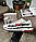 Чоловічі кросівки шкіряні текстиль Nike P-6000 M White Black Red, кеди Найк шкіра текстильні. Чоловіче взуття, фото 3