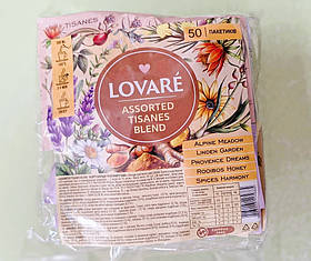 Чай Lovare Асорті 50 пакетів трав'яний