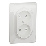 Роз. подв. без зк з шт. гвинт. заж., біл, фото 6