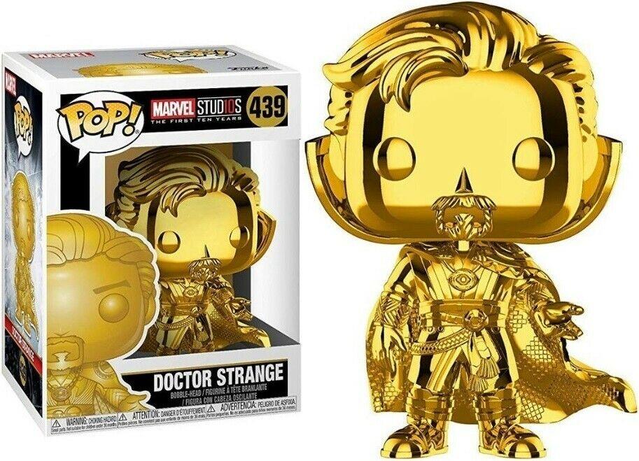 Фігурка Funko Pop Фанко Поп Марвел Лікар Стрендж Marvel Studios Doctor Strange Chrome 10 см MS DS 439, фото 1