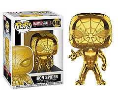 Фігурка Funko Pop Фанко Поп Marvel Studios Залізний павук Iron Spider Chrome 10 см MS IS 440