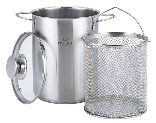 Каструля для варіння овочів, спаржі OSCAR GALANT 16 см OSR-2004-16 ASP, фото 1