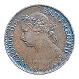 Велика Британія 1 фартінг, 1884, фото 2