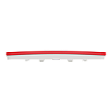 Рамка 1-постова, Червона/білий, фото 3