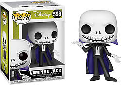 Фігурка Funko Pop Фанко Поп Кошмар перед різдвом Вампір Джек Vampire Jack 10 см Cartoon NBС VJ 598