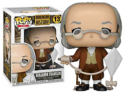 Фігурка Funko Pop Фанко Поп Бенджамін Франклін Американська Історія American History 10см movies AH BF 13