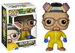Фігурка Funko Pop Фанко Поп У всі тяжкі Уолтер Уайт Walter White 10 см Serial BB WW 160