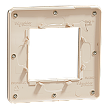 Cover frame, Unica Studio Metal, 1 gang, 1 x 2 modules, bronze or beige, фото 6