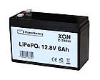 Акумулятор LiFePO4 XON PowerBattery 12.8V 6Ah (XBLFPW12006B 3091), фото 4