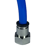 Фітинг нікельований 8 мм, різьблення 1/2 МАМА для пневмошланга, фото 5