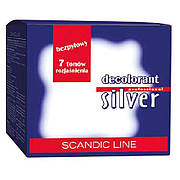 Порошок освітлюючий срібний для волосся Profis Silver 500г професійна пудра освітлення волосся до 7 тонів