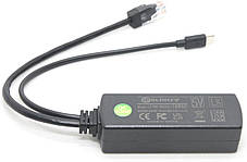 DSLRKIT Gigabit Ethernet Active PoE Splitter 5V Micro USB для Raspberry Pi B+ 2 3 Бренд: DSLRKIT 4.5 4,5 з, фото 4