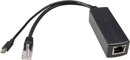 DSLRKIT Gigabit Ethernet Active PoE Splitter 5V Micro USB для Raspberry Pi B+ 2 3 Бренд: DSLRKIT 4.5 4,5 з, фото 1