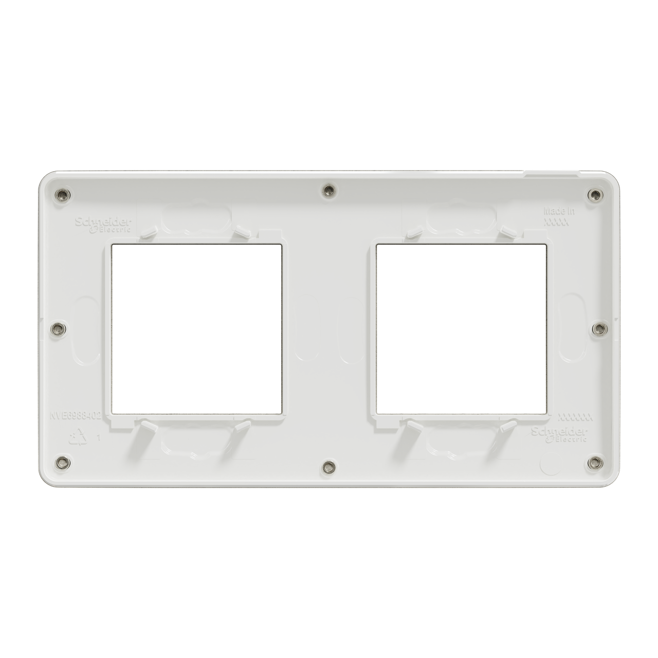 Cover frame, Unica Studio Metal, 2 gangs, bronze
