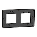 Рамка 2-постова, Бронза/антрацит, фото 2