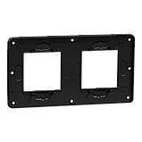 Рамка 2-постова Матовий хром/антрацит Unica New Studio Metal, фото 4