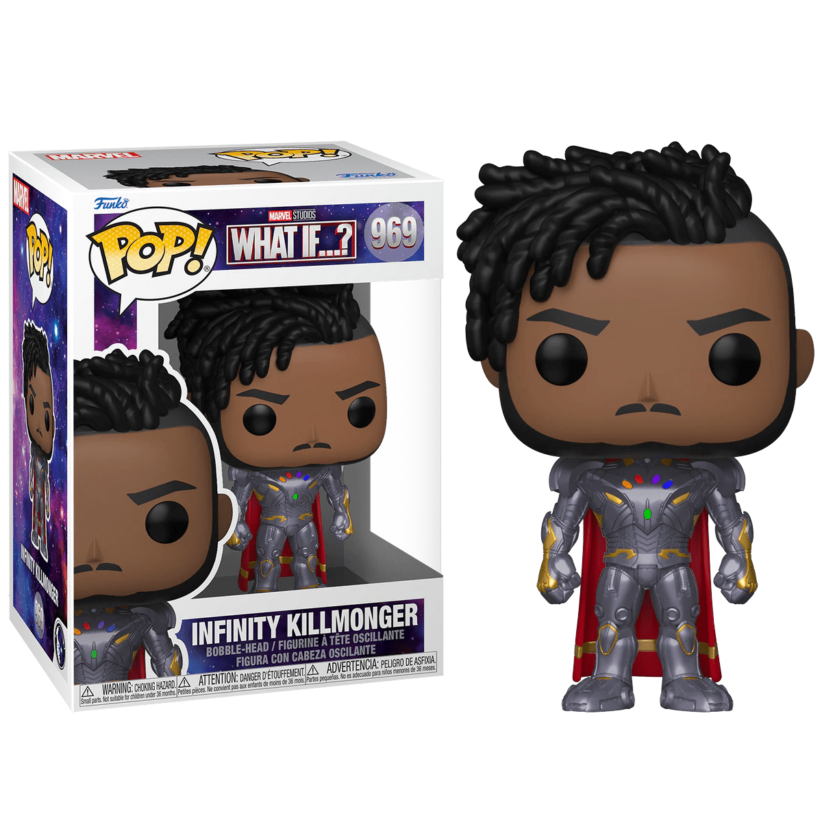 Фігурка Фанко Поп Що Якщо? Кіллмонгер Безкінечності Funko Pop What If? Infinity Killmonger 10 см M IK 969, фото 1
