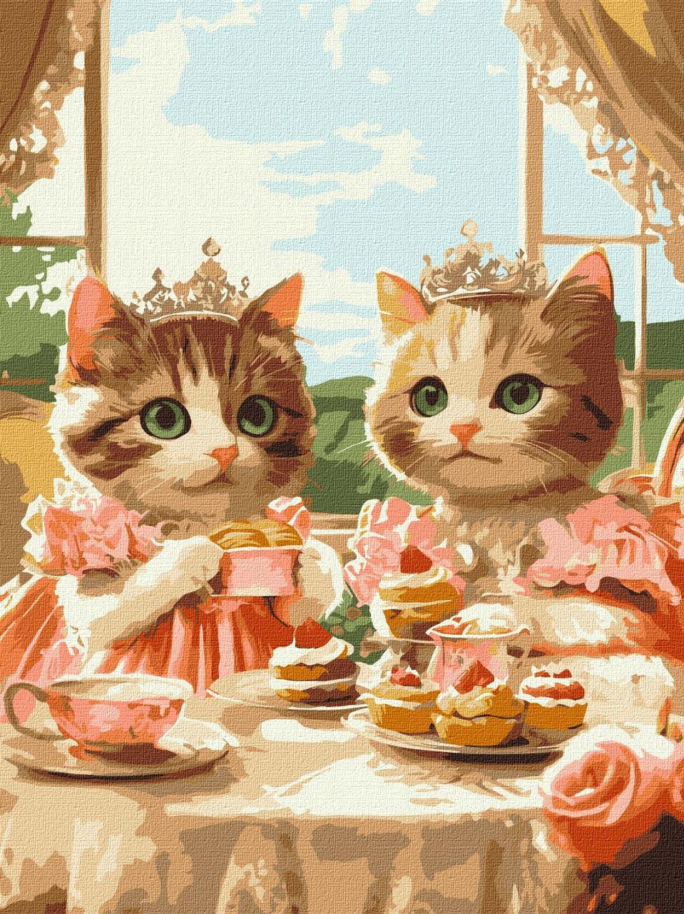 Картина за номерами Тварини. Вечірка гламуру 30*40 см Ідейка KHO 6689, фото 1