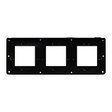 Cover frame, Unica Studio Metal, 3 gangs, bronze, фото 3