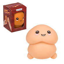 М'який антистрес у вигляді маленького жартівливого пеніса Stretchy Penis Huggable Flesh, 7 см