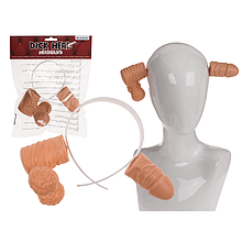 Жартівливий обруч із пенісом Dick Head Headband, 28 см
