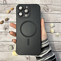 Силіконовий чохол для iPhone 16 Pro Max Black MagSafe / Чохол Айфон 16 Про Макс Чорний