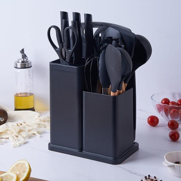 Набір кухонного приладдя 19 предметів зелений Kitchen Set