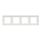 Cover frame, Unica Studio Metal, 4 gangs, copper, фото 5