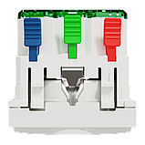 Силова розетка та USB Unica New тип С 10,5 Вт, 2 модулі, біла, фото 3